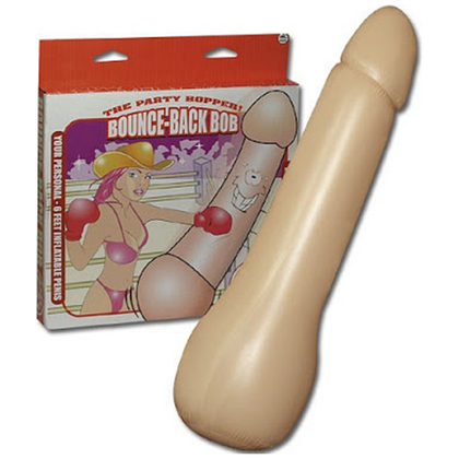 Introducing the Pleasure Palace - Party Bopper Bounce Back Bob Vibrating Cock Ring - Model PB-2021 - Designed for Couples - Enhances Pleasure and Stamina - Midnight Black