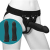 Doc Johnson Body Extensions Hollow Silicone Strap-On Set - Model 4PC-SEXY-GENDER-AROUSAL-COLOR