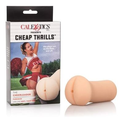 Introducing the SensaPleasure Cheap Thrills Cheerleader Male Masturbation Toy - Model CT-5000: The Ultimate Pleasure Experience for Men - Explosive Satisfaction in Every Stroke - Anatomically Correct - Silky Smooth - Super Tight - Deep Pleasure - Black