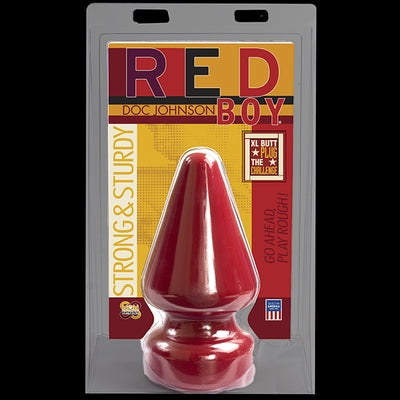 Red Boy - The Ultimate Pleasure: Model RB-001 Butt Plug for Him or Her - Intense Anal Stimulation in Fiery Red