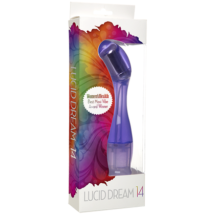 Introducing the Sensual Pleasures Waterproof Lucid Dream #14 Purple Vibrating Massager - Enhance Your Intimate Moments with Style and Intensity