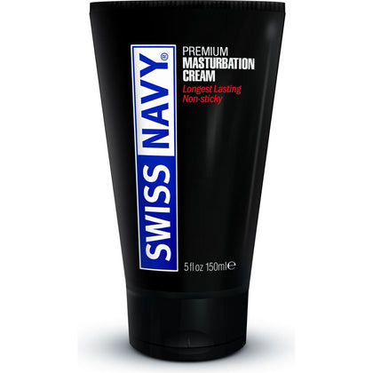 Swiss Navy Premium Masturbation Cream - Sensual Pleasure Enhancer for Men - Silky Smooth Formula - 5oz/147ml - Velvety Finish - Clear - Adult Naughty Store