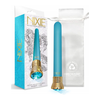 Nixie Jewel Satin Classic Vibrator - Model NV-10, G-Spot Pleasure, Aquamarine - Adult Naughty Store