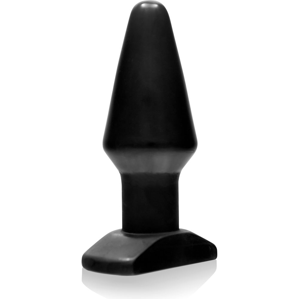 Adult Naughty Store - Intense Anal Pleasure: Premium Grade Large Black Butt Plug BPL-5000 - Unisex - Velvety Smooth - Phthalate Free