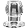 Introducing the SensaPlug XL - The Ultimate Unisex Tunnel Plug for Mind-Blowing Pleasure in Transparent