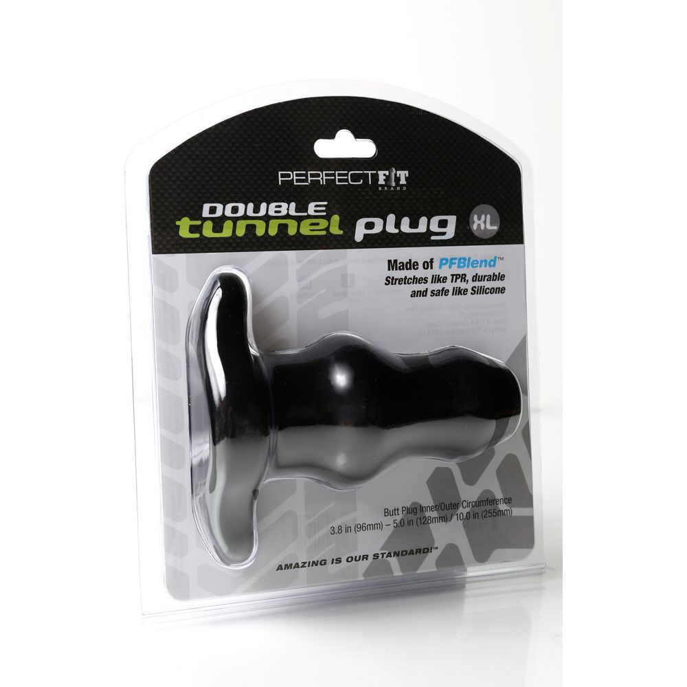 ClearJoy Tunnel Plug Double XL - Unisex Anal Pleasure Device for Intense Sensations