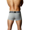 Male Power Mini Pouch Short Grey - Sensational Supportive Knit Underwear for Men