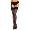 Glamory Plus Perfect 20 Sheer Matt Stockings for Women - Sensual Hosiery in Black