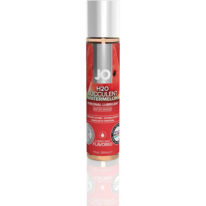 JO H2O Flavored Watermelon Water-Based Personal Lubricant 1 Oz / 30 ml - For Enhanced Sensual Pleasure - Non-Sticky Formula - Silky Smooth Texture - Suitable for All Genders - Intensify Your Intimate Moments - Vibrant Watermelon Flavor