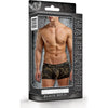 Male Power Mini Short - Premium Men's Erotic Underwear for Intimate Pleasure in Seductive Black