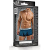 Male Power Panel Short - Premium Men's Power Boxer Briefs for Intense Pleasure - Model X-69 - Black