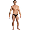 Male Power Jock Wet Look - The Ultimate Pleasure Enhancer for Men - Model MPJWL-001 - Black