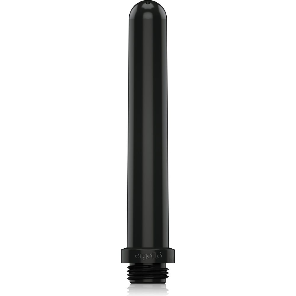 Ergoflo Pro Director Extra 5in ABS Plastic Nozzle for Shower Hoses - Unisex Anal and Vaginal Pleasure - Black