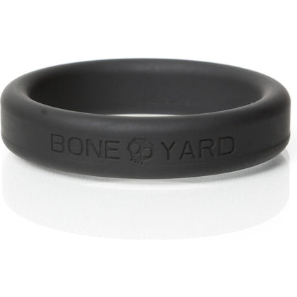 Boneyard Silicone Ring 45mm - Premium Men's Black Cock Ring for Enhanced Pleasure - Adult Naughty Store