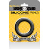 Boneyard Silicone Ring 2.0 (50mm) - Premium Black Cock Ring for Enhanced Pleasure