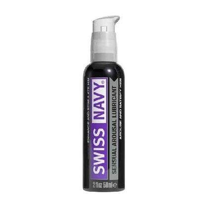 Swiss Navy Arousal Lubricant 2oz/59ml - The Ultimate Couples' Pleasure Enhancer for Intense Sensations, Model SN-AL2, for Both Genders, Delivers Unmatched Stimulation and Satisfaction, Water-Based Formula, Non-Staining, Intensifies Pleasure, Clear