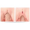 RealVeronica Dual Orifice Masturbator V-2001 for Men - Vaginal and Anal Stimulation - Flesh