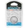 Perfect Pleasure Stackit Cock Ring - Model STK-001 - Enhances Intimate Pleasure - Clear - Adult Naughty Store