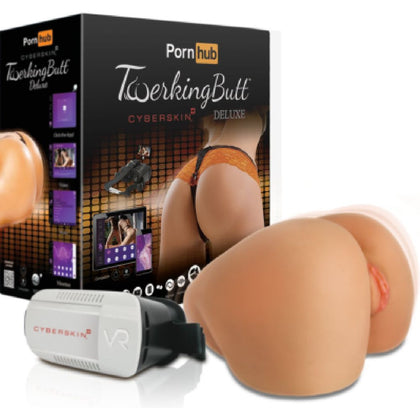 Introducing the TwerkingButt Deluxe (Flesh): The Ultimate Cyber Passion Experience for Both Genders, Designed for Sensual Pleasure in a Realistic Flesh Color