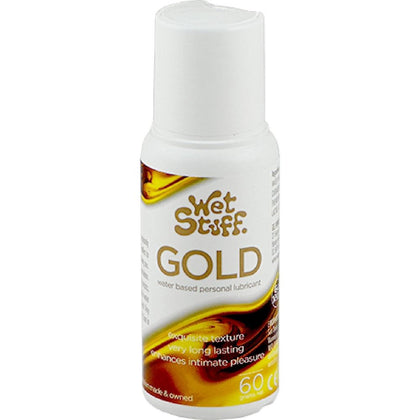 Wet Stuff Gold - Pop Top Bottle: The Ultimate Long-lasting Water-based Lubricant for Intimate Pleasure