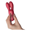 SugarBoo Velvet Touch Coral Kiss Rabbit Vibe - Model SBRV-001: Dual Motor Clitoral Stimulation for Ultimate Pleasure - Waterproof - Seductive Pink