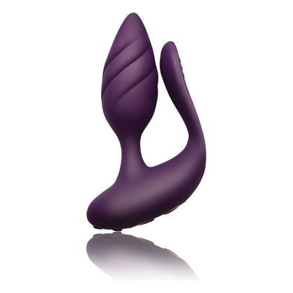 Introducing the Luscious Pleasure Cocktail Dual Stimulator Burgundy - The Ultimate Couples' Delight for Sensational Shared Pleasure!