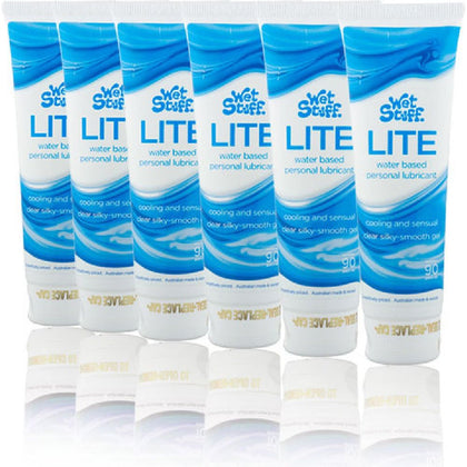 Wet Stuff Lite Water-Based Lubricant - Model Lite-001 for Women - Cooling Sensation - Clear