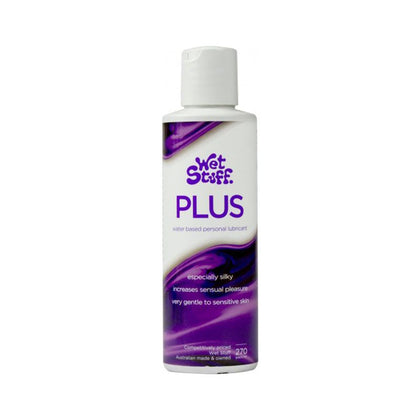 Wet Stuff Plus 270g Water-Based Lubricant - Hypoallergenic, pH Balanced, Edible - Compatible with Condoms - Model: 270g - For All Genders - Enhances Pleasure - Clear