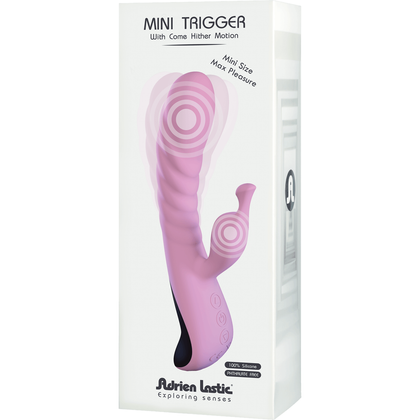 Adrien Lastic Mini Trigger Pink - Powerful Vibrating Rabbit Massager for Intense Pleasure