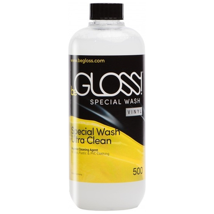 beGLOSS SPECIAL WASH VINYL 500ml - The Ultimate Care Detergent for Vinyl, PVC, and Accessories - Model V500 - Unisex - Intimate Wardrobe Cleaner and Odor Remover - Refresh and Rejuvenate - Cr - Adult Naughty Store