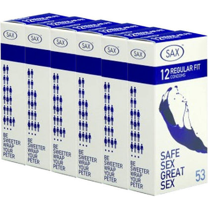 Durex Regular 53mm Latex Condoms - Pack of 12 (Model name: Regular 53mm) - Unisex Enhancing Sensitivity Protection - Natural Color