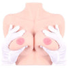 Sensual Pleasures Realistic D-Cup Breast Torso - Model SPRT-DC-01 - Female - Full Body Pleasure - Flesh