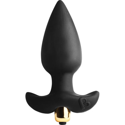 Introducing the SensaPleasure Butt Throb 7-Speed Silicone Anal Pleasure Plug for Men and Women - Delightful Derriere Stimulation in Deep Blue
