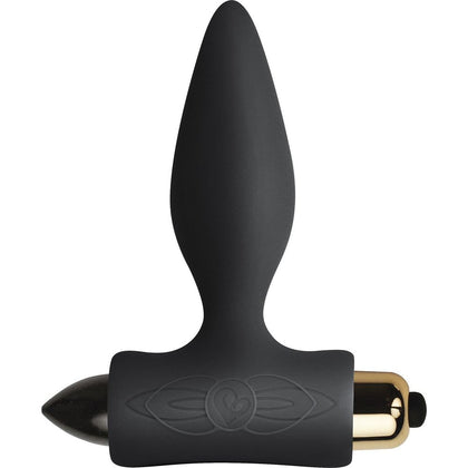Petite Pleasures Vibrating Butt Plug - Model PS-001 - Unisex - Anal Stimulation - Black