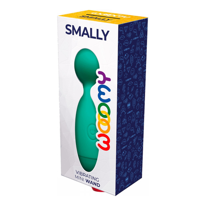 Wooomy Smally Mini Wand Turquoise - Powerful Clitoral and Muscle Massager for Women - Adult Naughty Store