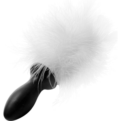 Introducing the Luxe Bunny Tail Anal Plug - Model BTP-2000: A Petite Pleasure for Playful Moments in Lavender