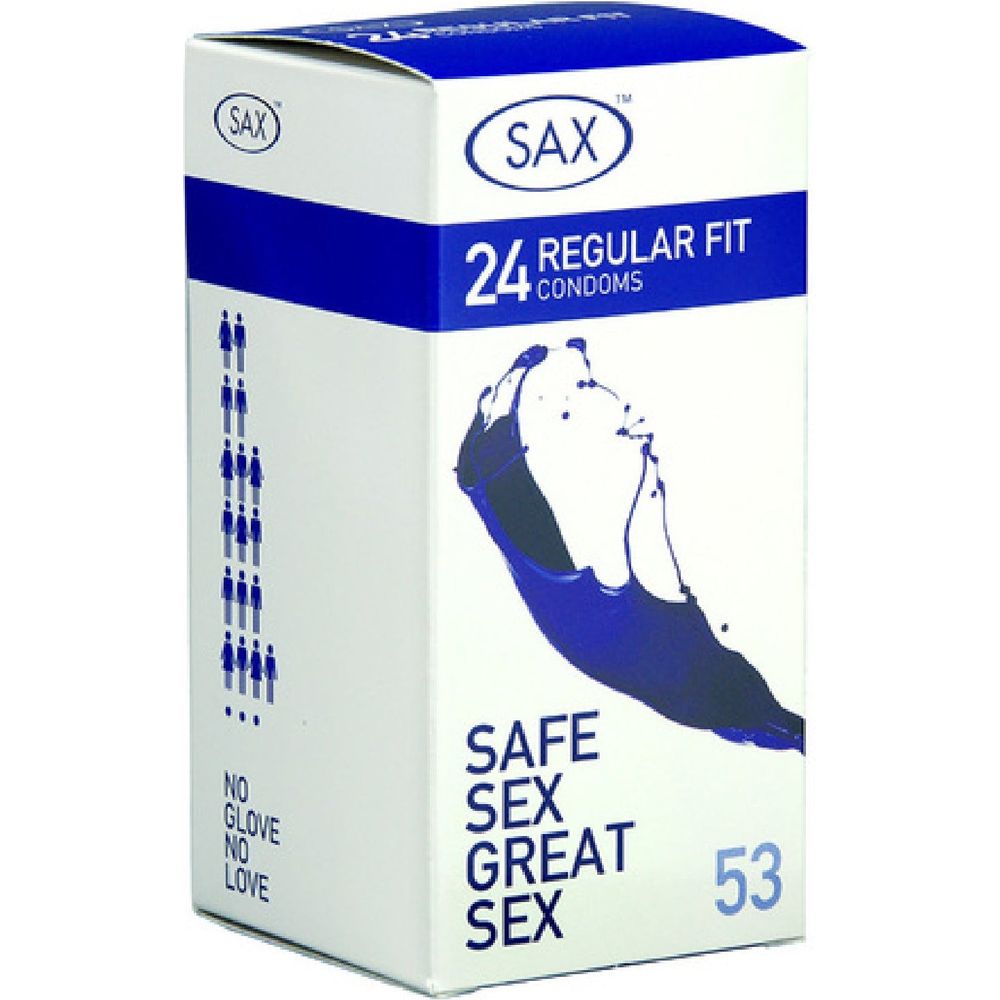 Adult Naughty Store: Sensation Plus Regular Latex Condoms - Pack of 24 (Model: SNR-24)