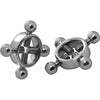 Ravishing Pleasure Stainless Steel Nipple Press Set - Model NP-5000 - Unisex - Nipple Stimulation - Silver