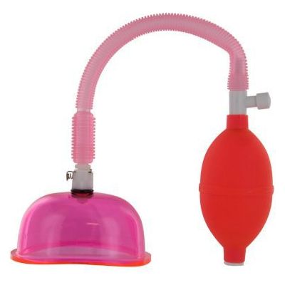 Introducing the SensaPump Deluxe Vaginal Pump and Cup Set - Model VPS-2021 - Female Sensation Enhancer for Intimate Pleasure and Sensual Exploration - Pink