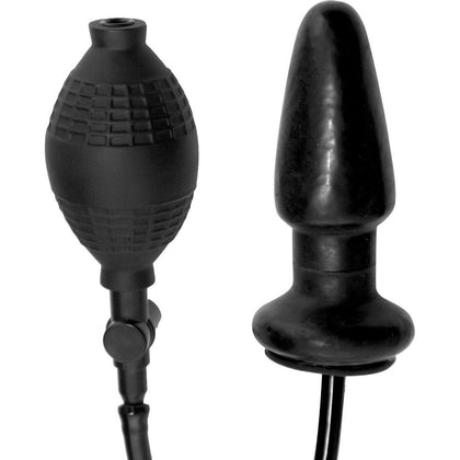 Introducing the Luxe Collection Inflatable Anal Plug - Model X3 for Ultimate Pleasure - Unisex - Full Body Satisfaction - Midnight Black