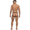 Male Power Pride Fest Jock - Rainbow Herringbone Print Men's Erotic Underwear