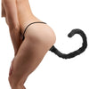 Bad Kitty Silicone Cat Tail Anal Plug - Model BKS-AP-001 - Unisex - Sensual Anal Pleasure - Black