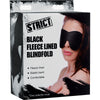 SensaLux Black Fleece Lined Blindfold - The Ultimate Sensory Deprivation Experience for Enhanced Pleasure and Intimacy