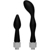 Premium Silicone Enema Attachment Set - Intimate Cleansing Kit for Deep Pleasure - Model XE-9000 - Unisex - Targeted Stimulation - Jet Black