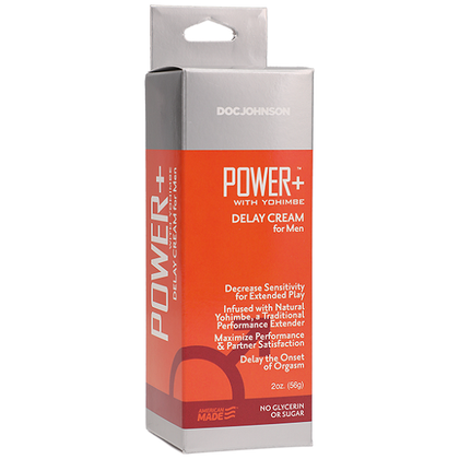 Power+ Delay Cream - Enhance Your Pleasure with Long-lasting Results - Model P56G