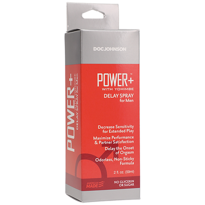 Introducing the PleasureMax Power+ Delay Spray - The Ultimate Sensation Enhancer for Intimate Moments
