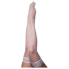 Kix'ies Sammy Size A Fishnet Thigh-Highs for Women - Sensual White Lingerie Stockings - No-Slip-Grip - Petite to Plus Size - Perfect for Bedroom, Cocktail Dresses, and Everyday Wear - Adult Naughty Store