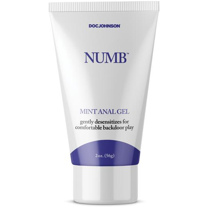 Introducing the Mint Numb Anal Gel - Model N2 - Desensitizing Gel for Comfortable Backdoor Play - Unisex - Soothing Mint - 2 oz.
