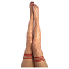 Kixies Claudia Size A Fishnet Thigh-Highs - Sensual Netting for Alluring Legs - Model A001 - Women's Intimate Apparel - Black - Adult Naughty Store