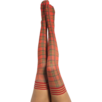 Kixies Grace Red Plaid Thigh High size D
Introducing the Kixies Grace Red Plaid Thigh Highs - The Ultimate Business-Attire Inspired Stockings for All-Day Elegance and Confidence!